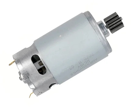Motor with pinion