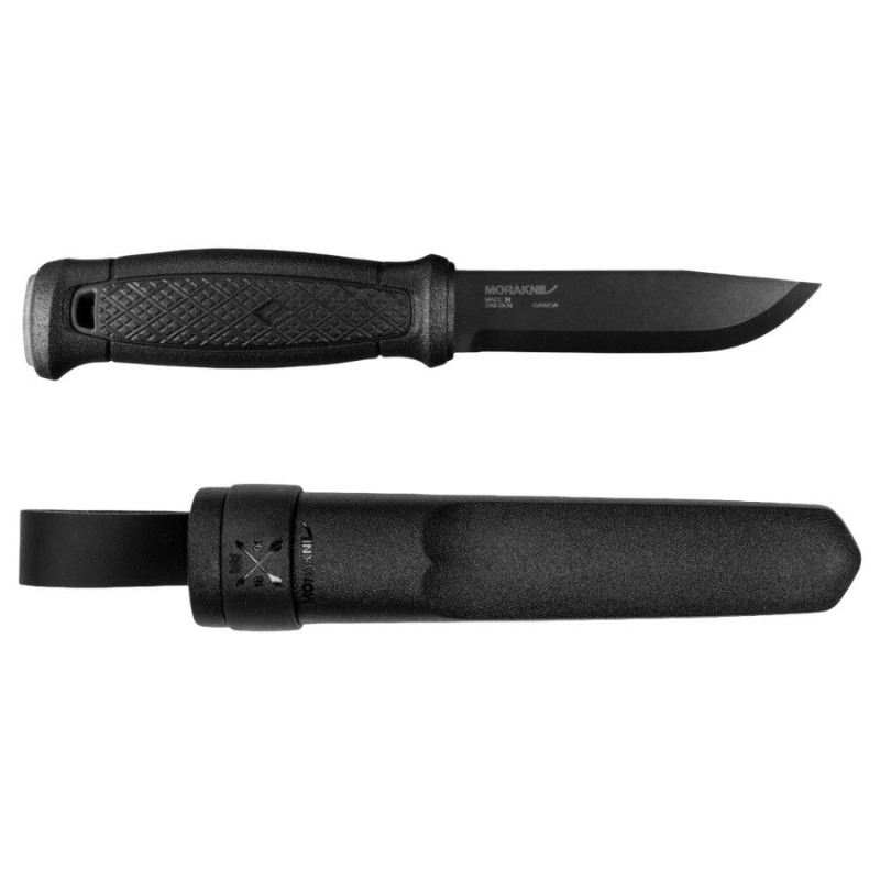 Morakniv Garberg Blackblade With Polymer Sheath (C), nůž, černý