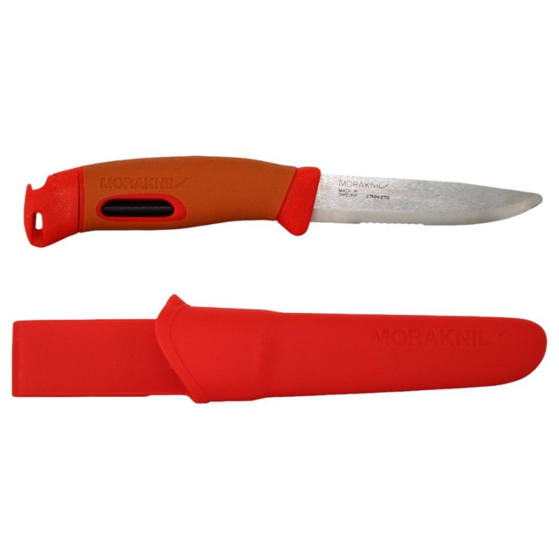 Morakniv Companion Spark Emergency (S), nůž, červený