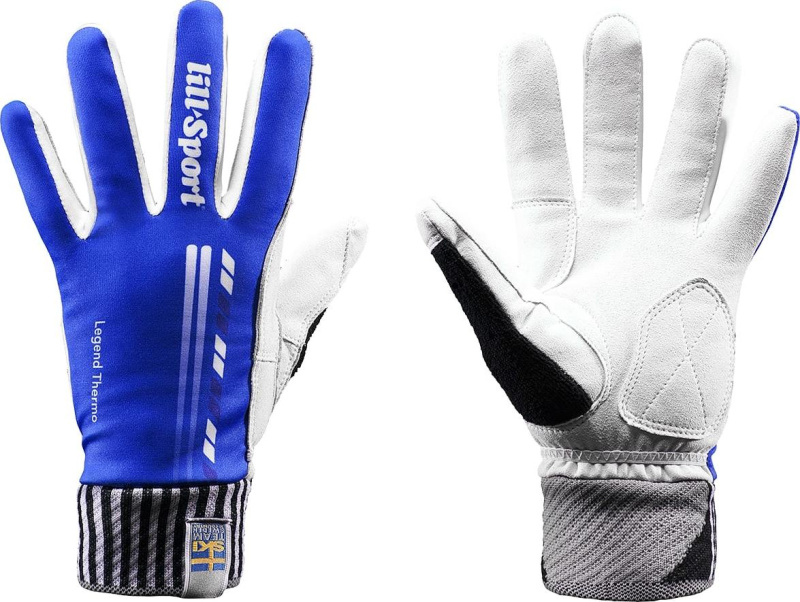 lillsport Závodní rukavice LILL-SPORT legend slim thermo - modrá Velikost: 10