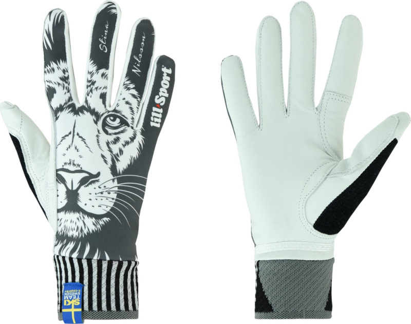 lillsport Tréninkové rukavice LILL-SPORT LEGEND SLIM - černobílá Velikost: 7