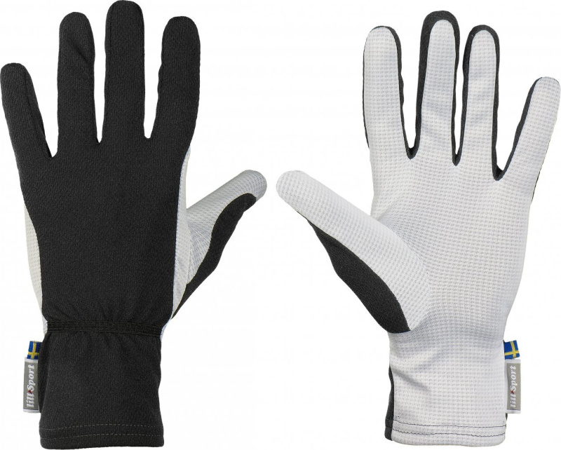lillsport Tréninkové rukavice LILL-SPORT stay dry liner - tmavě šedá Velikost: 6