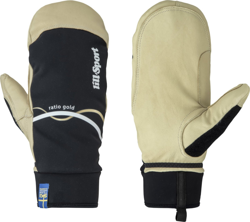 lillsport Tréninkové zateplené rukavice LILL-SPORT RATIO GOLD Mitt palcové - černá Velikost: 11
