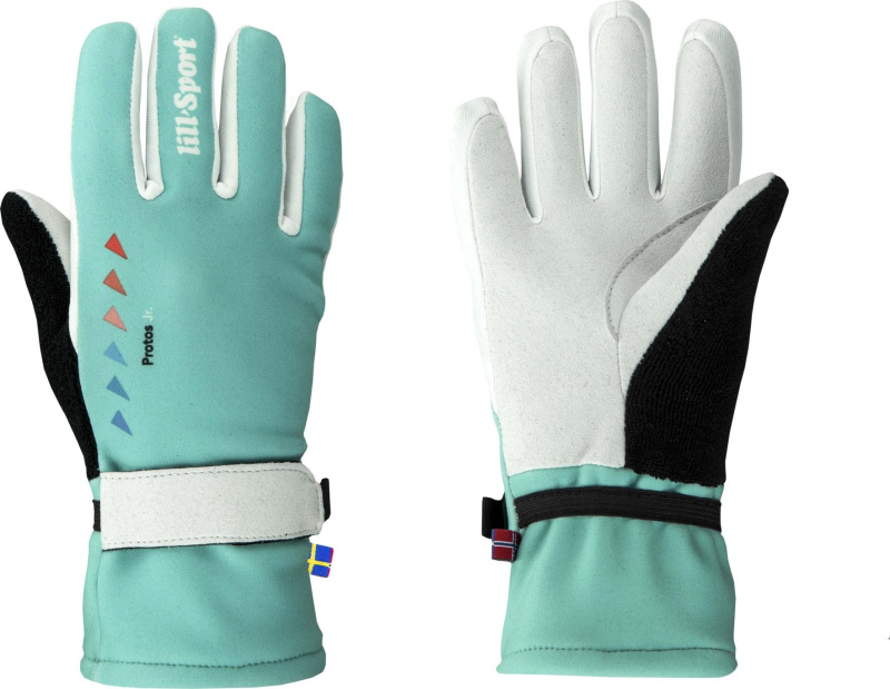 lillsport Dětské tréninkové zateplené rukavice LILL-SPORT PROTOS - světle zelená Velikost: 5