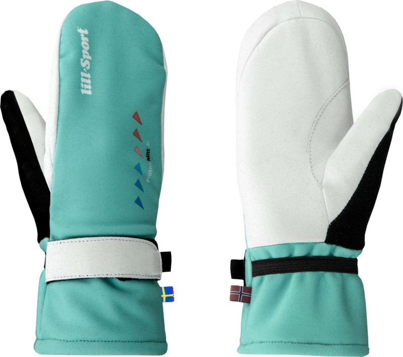 lillsport Dětské zateplené rukavice LILL-SPORT PROTOS Mitt JUNIOR palcové - světle zelená Velikost: 6