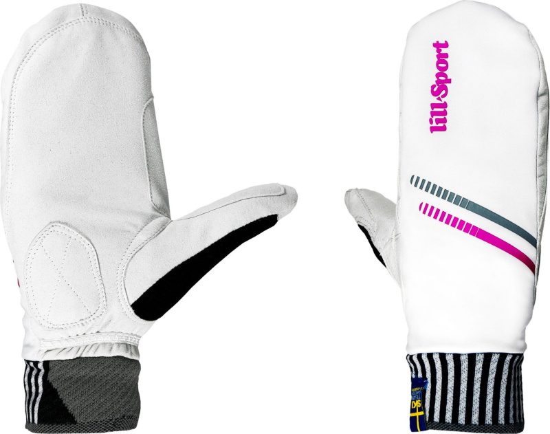 lillsport Tréninkové zimní rukavice LILL-SPORT CELSIUS RACE Mitt - bílá Velikost: 5