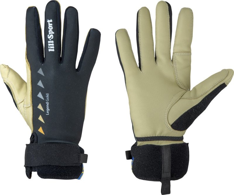 lillsport Závodní rukavice LILL-SPORT LEGEND GOLD - černá Velikost: 6