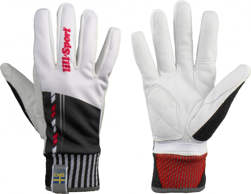 lillsport Tréninkové rukavice LILL-SPORT LEGEND SLIM - bílo-šedá Velikost: 6
