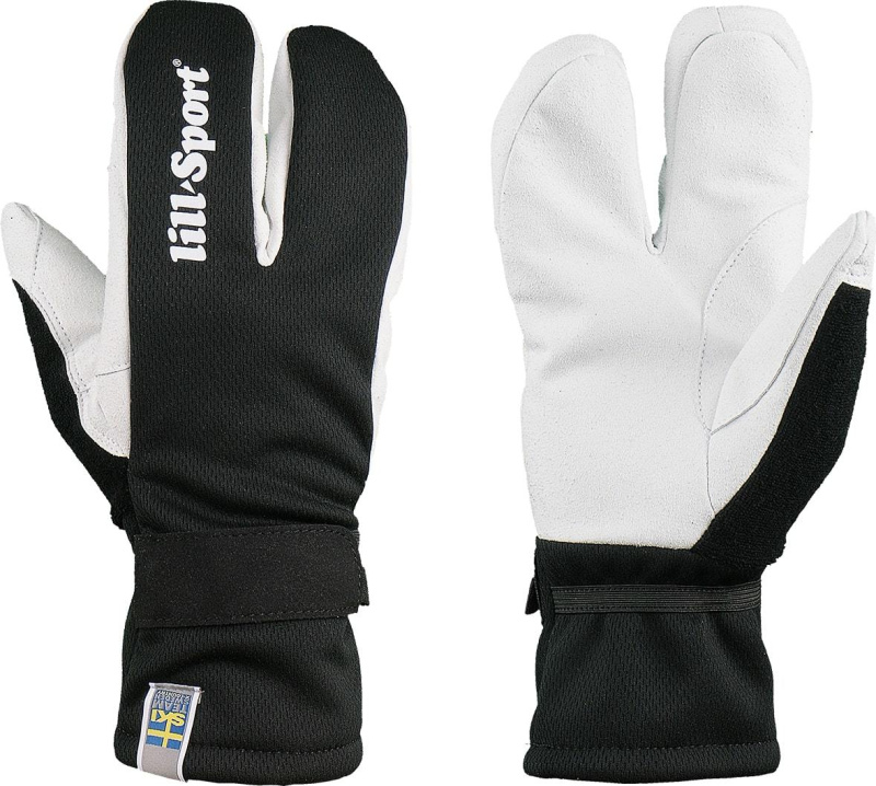 lillsport Zateplené tréninkové rukavice LILL-SPORT LOBSTER - černá Velikost: S
