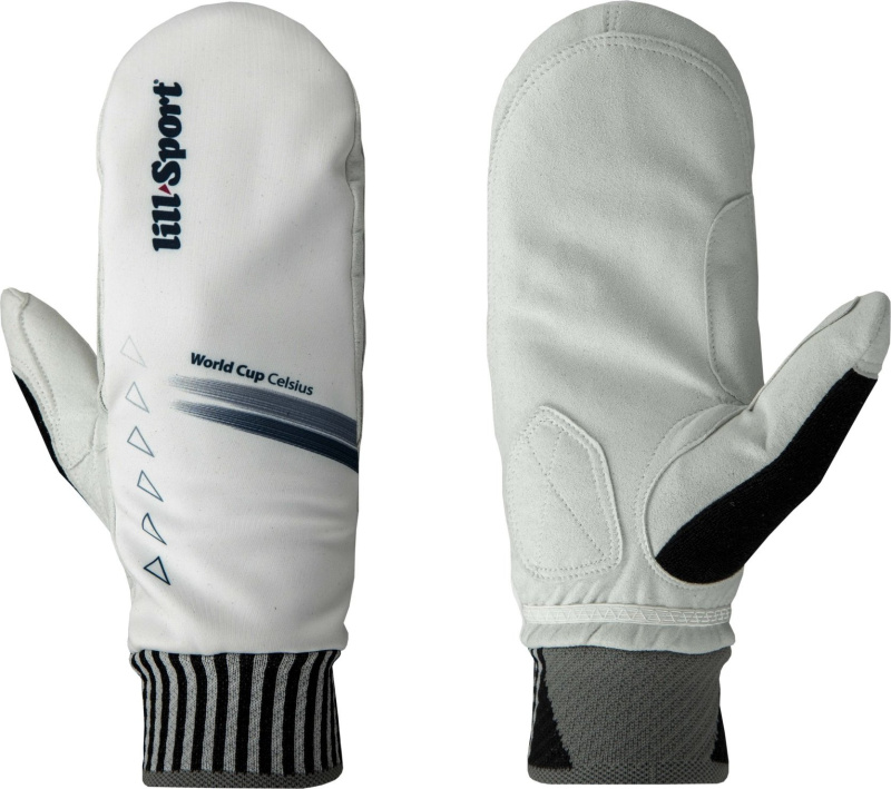 lillsport Tréninkové zimní rukavice LILL-SPORT CELSIUS RACE Mitt - bílá Velikost: 8
