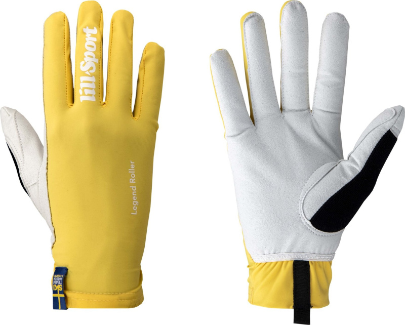 lillsport Závodní rukavice LILL-SPORT LEGEND ROLLER - žlutá Velikost: 9