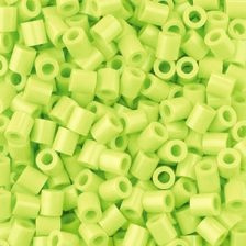 Zažehlovací korálky (1100ks) zelená neonová