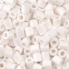 Zažehlovací korálky (1100ks) bílá