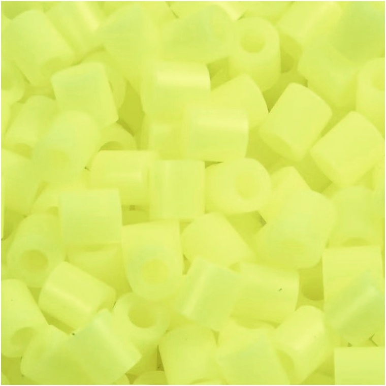 Zažehlovací korálky (1100ks) neonově žlutá