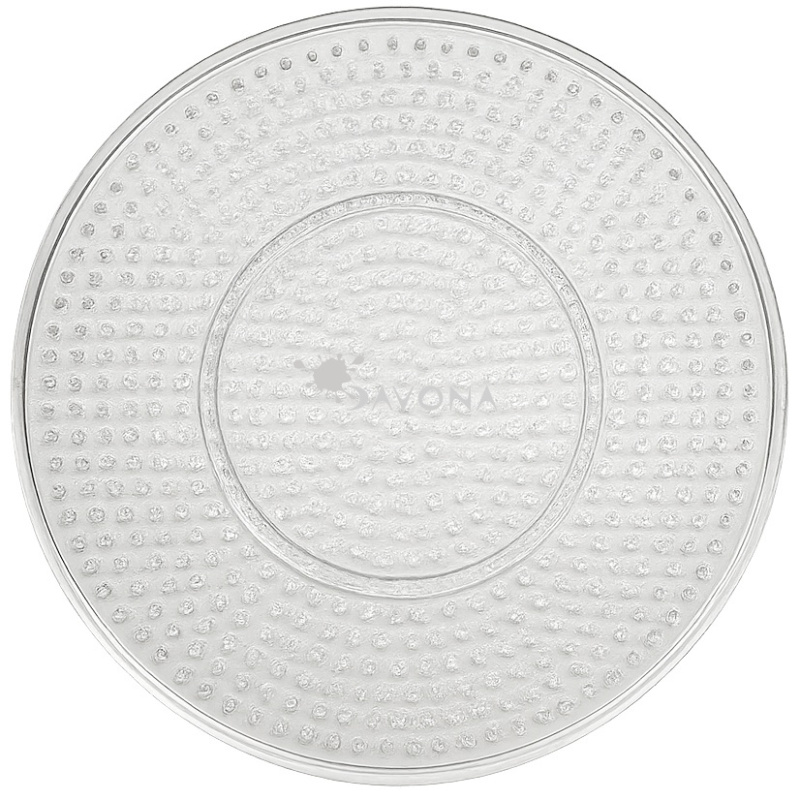 Podložka na zažehlovací korálky transparentní - kruh 15,5cm