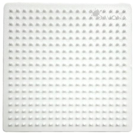 Podložka na zažehlovací korálky - čtverec 9,5×9,5cm (1ks)