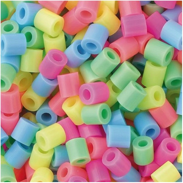 Zažehlovací korálky (6000ks) mix pastelový