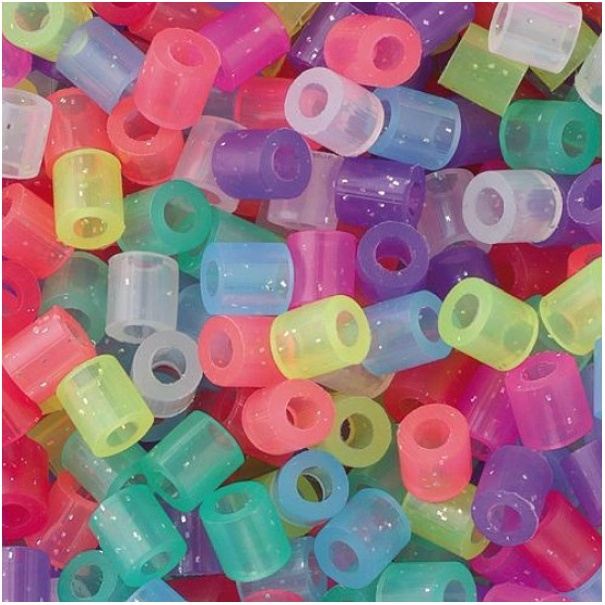 Zažehlovací korálky (6000ks) mix třpytivý