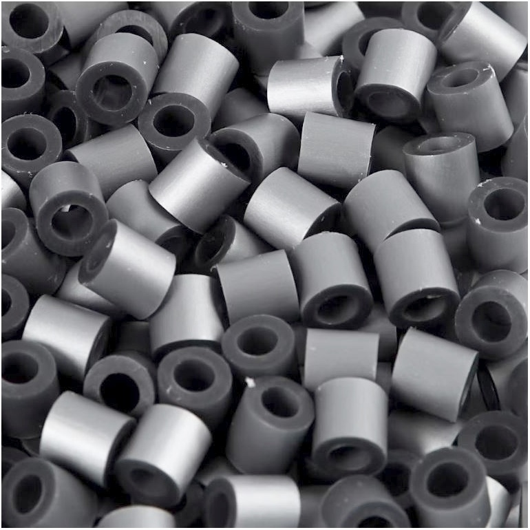 Zažehlovací korálky (1100ks) stříbrná