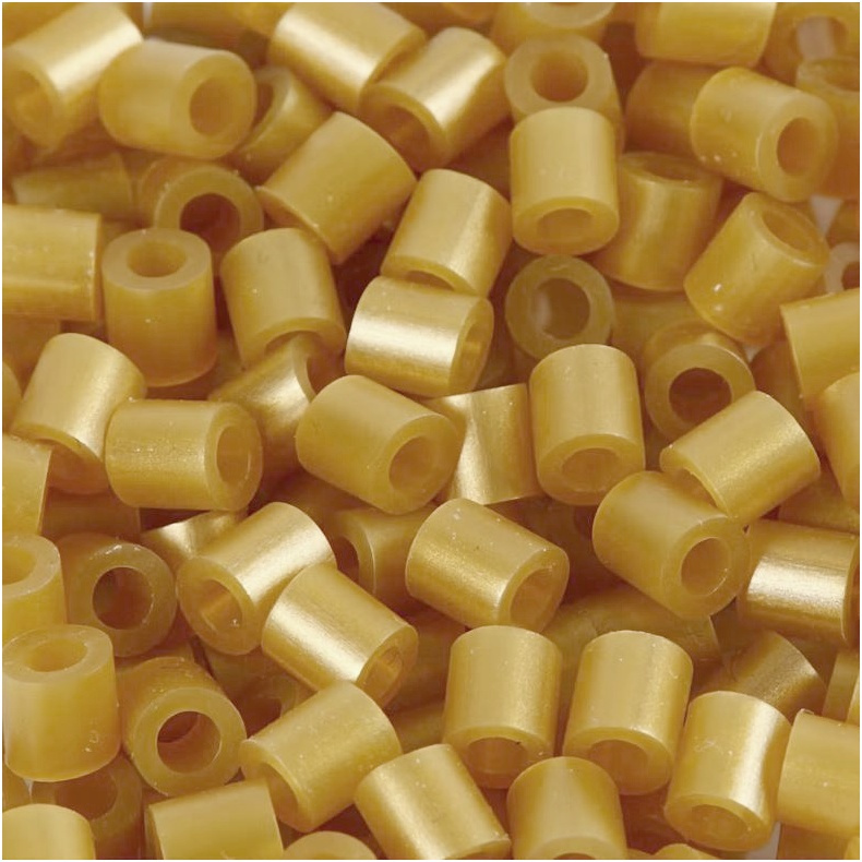 Zažehlovací korálky (1100ks) zlatá