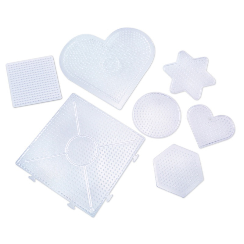 Podložka na zažehlovací korálky sada - základní tvary (7ks)