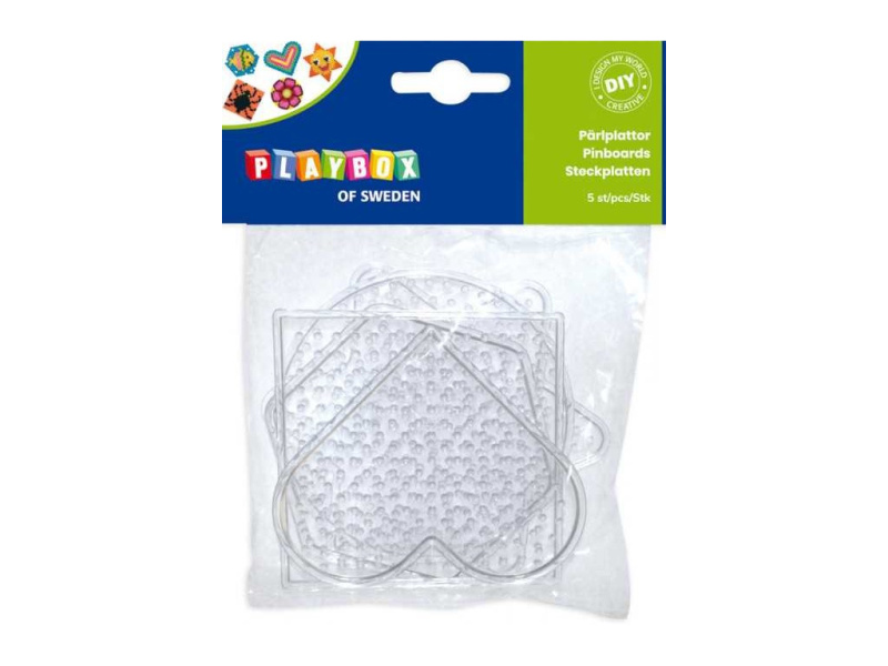 Playbox Destičky pro zažehlovací korálky 5ks