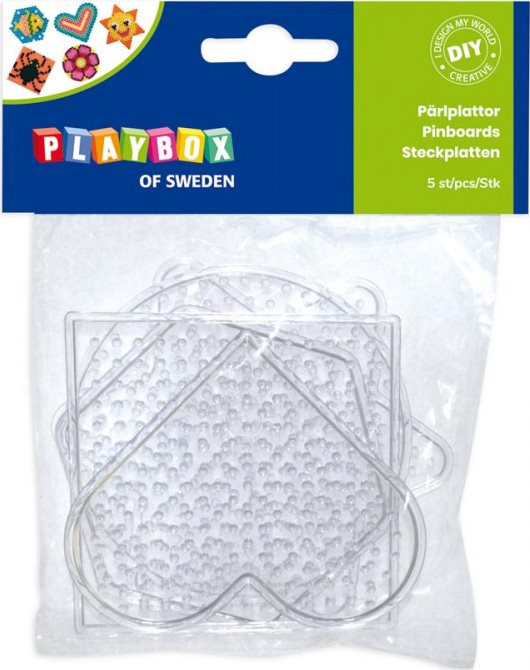 Playbox Destičky pro zažehlovací korálky 5ks