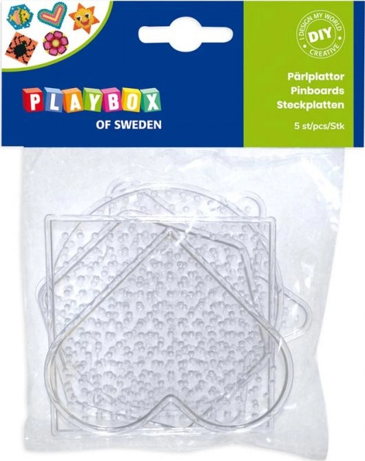 Playbox Destičky pro zažehlovací korálky 5ks