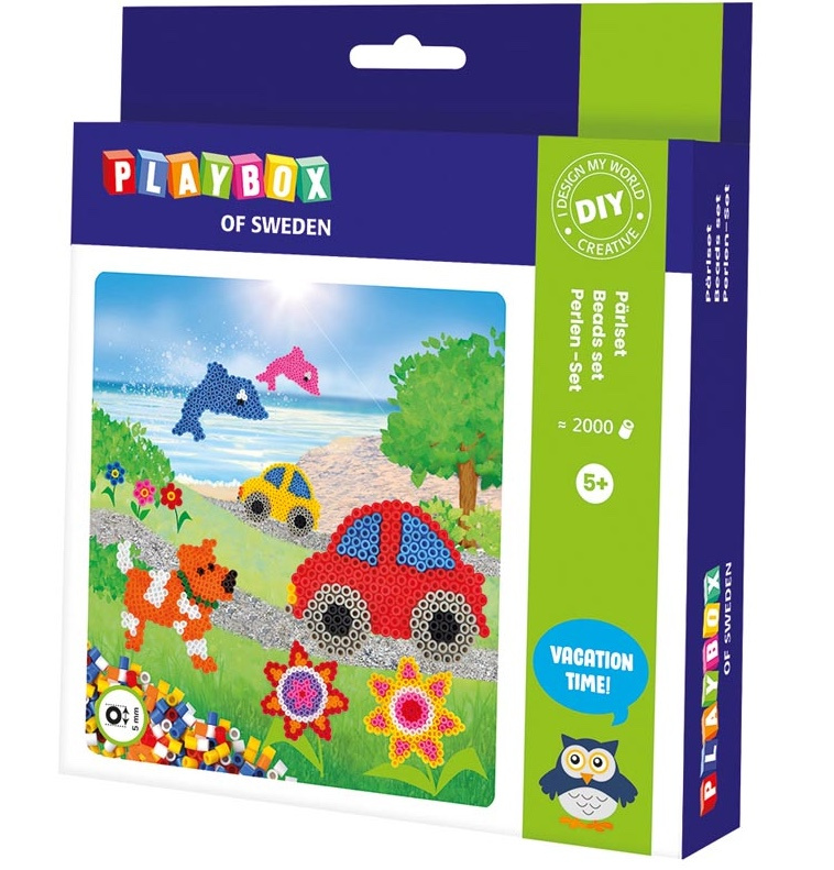 Playbox Korálky zažehlovací 2000ks, více druhů