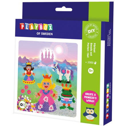 PLAYBOX Zažehlovací korálky Sada Princezny 2000ks