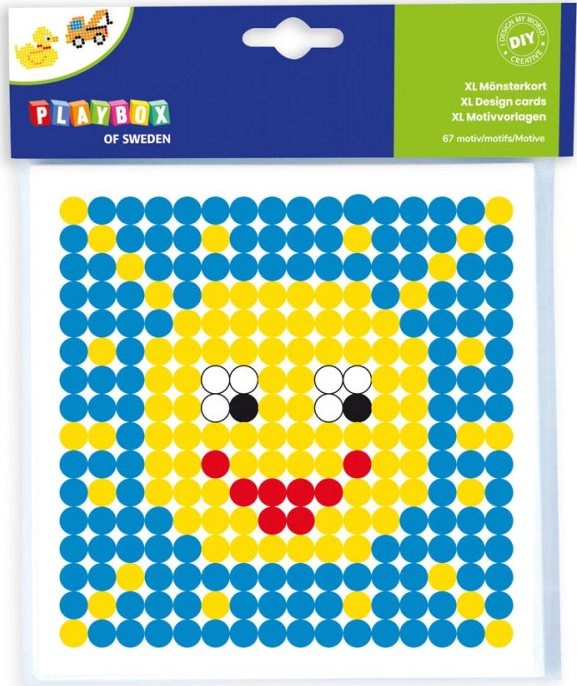 Playbox Předlohy pro zažehlovací korálky XL 67 ks
