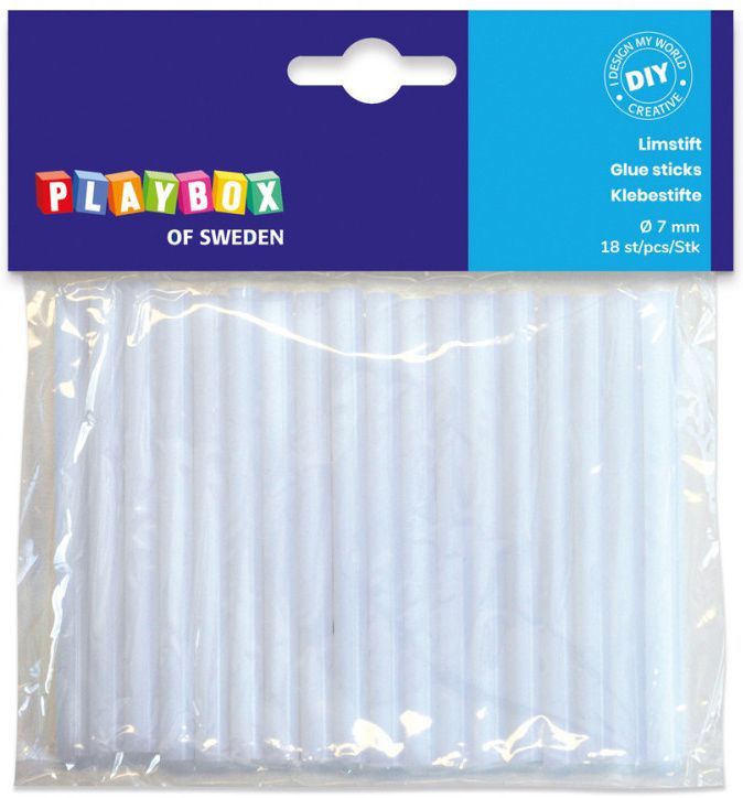 Náplň do tavné pistole 18 ks, průměr 7 mm