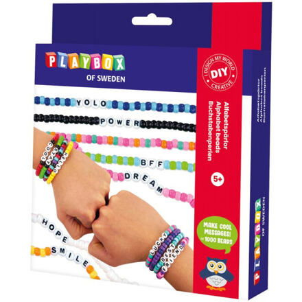 Playbox Náramky z korálků - abeceda