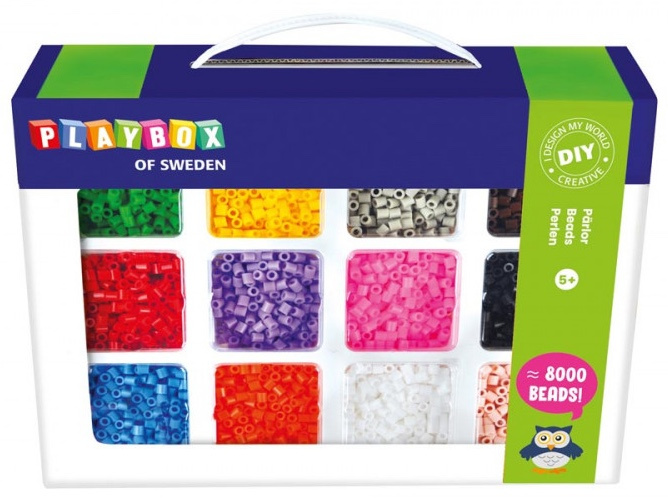 PLAYBOX Zažehlovací korálky Mega sada 8000 ks