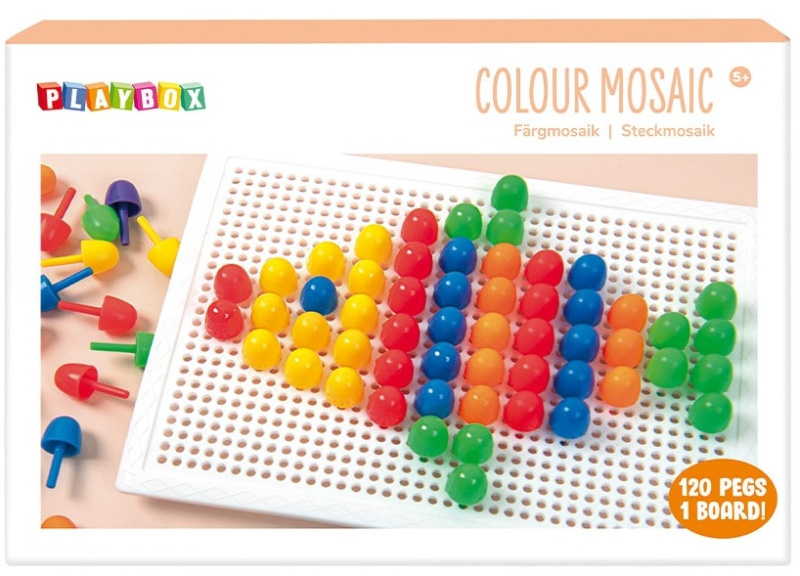 Barevná mozaika - sada 120ks