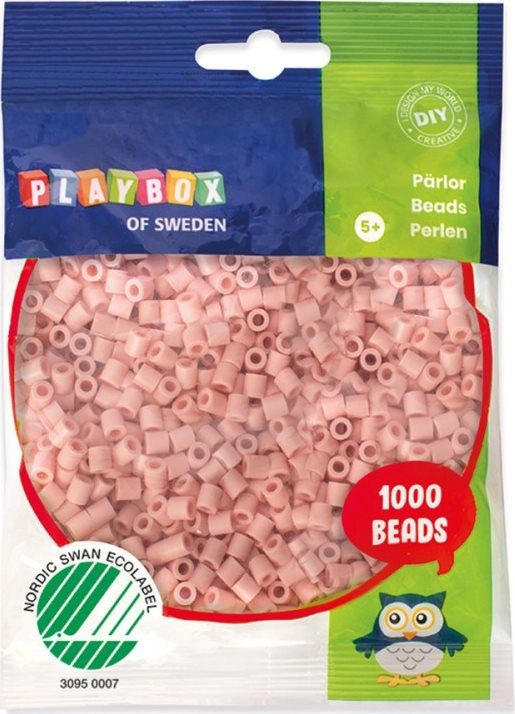 Zažehlovací korálky, 1000ks - světle béžové