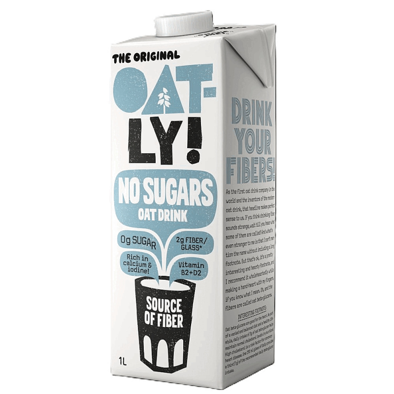 OATLY Ovesný nápoj bez cukru 1 litr
