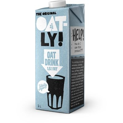OATLY Ovesný nápoj 1,5% tuku 1 litr
