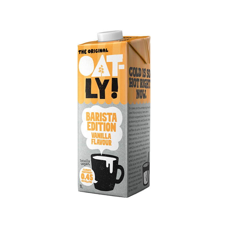 OATLY Ovesný nápoj barista vanilka 1 litr