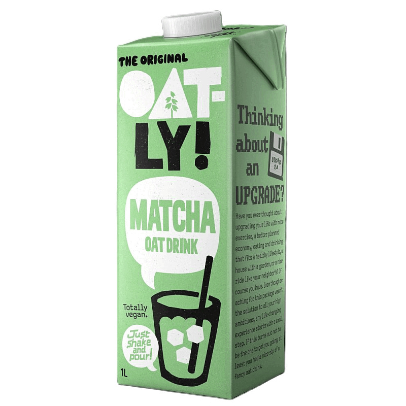 Oatly! Matcha ovesný nápoj