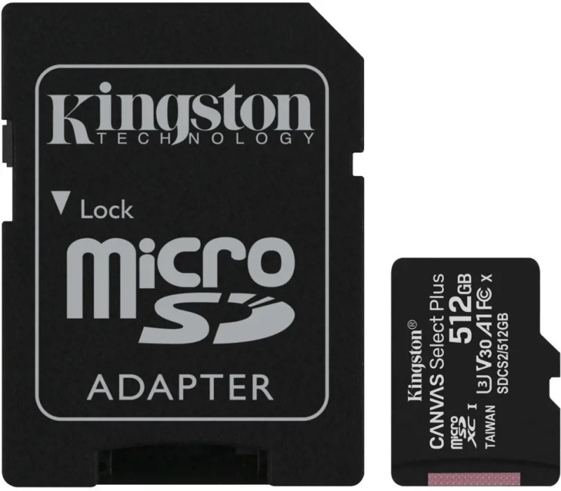 Kingston Canvas Select Plus microSDXC 512GB SDCS2/512GB