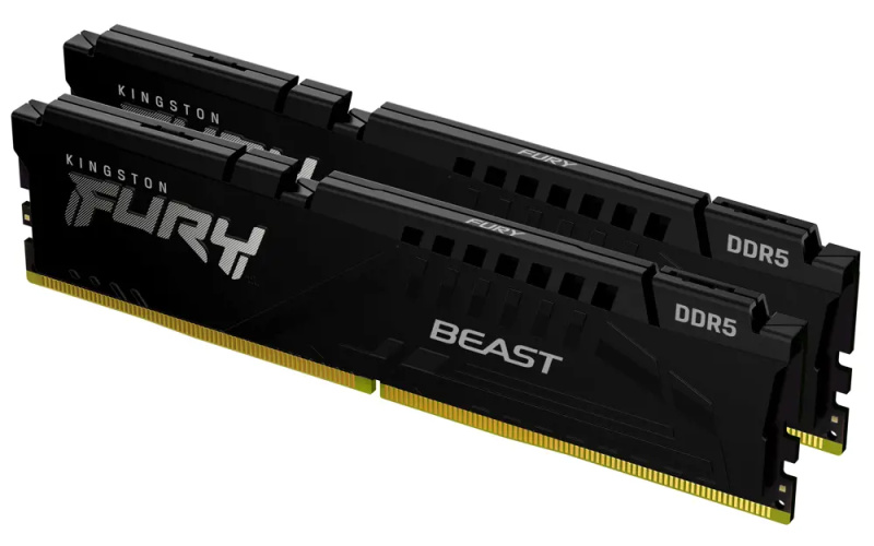 Kingston Fury Beast 16GB 5200MHz CL40 DDR5 DIMM (2x8) Černá kf552c40bbk2-16 Černá