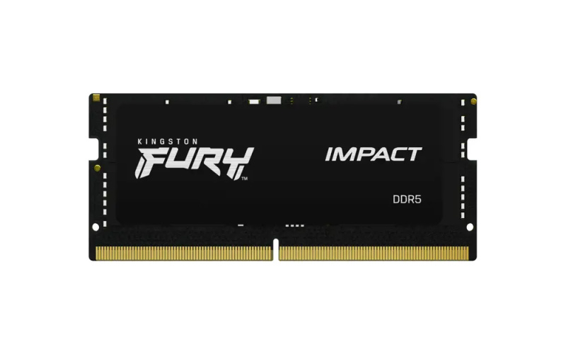 Kingston Fury Impact 16GB 4800MHz CL38 DDR5 SO-DIMM Black KF548S38IB-16 Černá