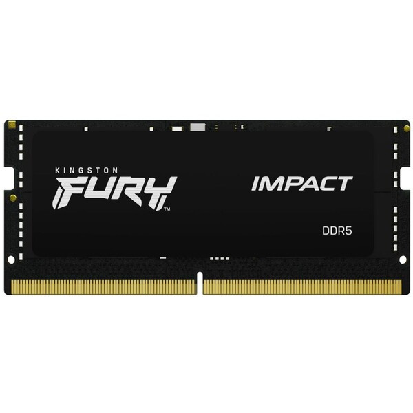 Kingston Fury Impact 8GB 4800MHz CL38 DDR5 SO-DIMM Black KF548S38IB-8 Černá