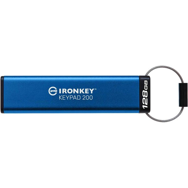 Kingston IronKey Keypad 200 128GB IKKP200/128GB Modrá