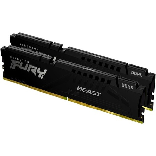 Kingston FURY Beast Black DDR5 64GB 5600MHz CL40 DIMM (4x16GB) XMP (KF556C40BBK4-64) Černá