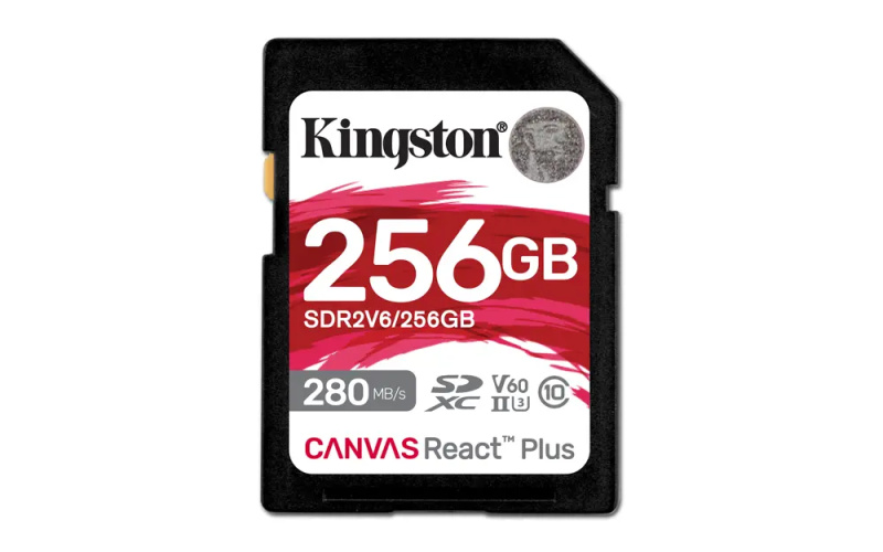 Kingston SDXC 256GB Canvas React Plus V60 SDR2V6/256GB