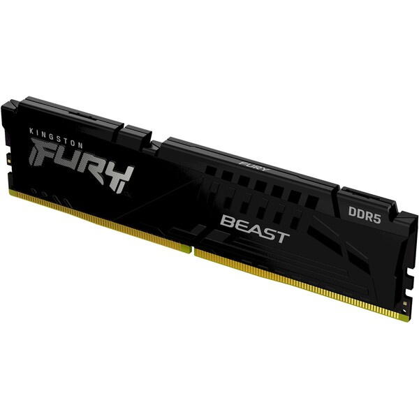 Kingston FURY Beast Black DDR5 32GB 6400MHz CL32 DIMM (1x32GB) XMP (KF564C32BB-32) Černá