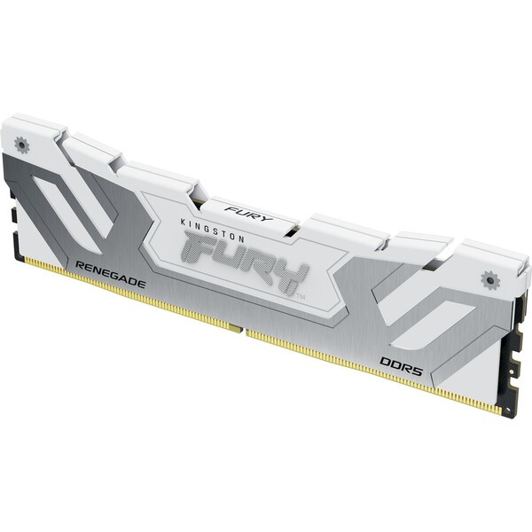 Kingston FURY Renegade White DDR5 24GB 8400MHz CL40 CUDIMM (1x24GB) XMP (KF584CU40RW-24) Bílá