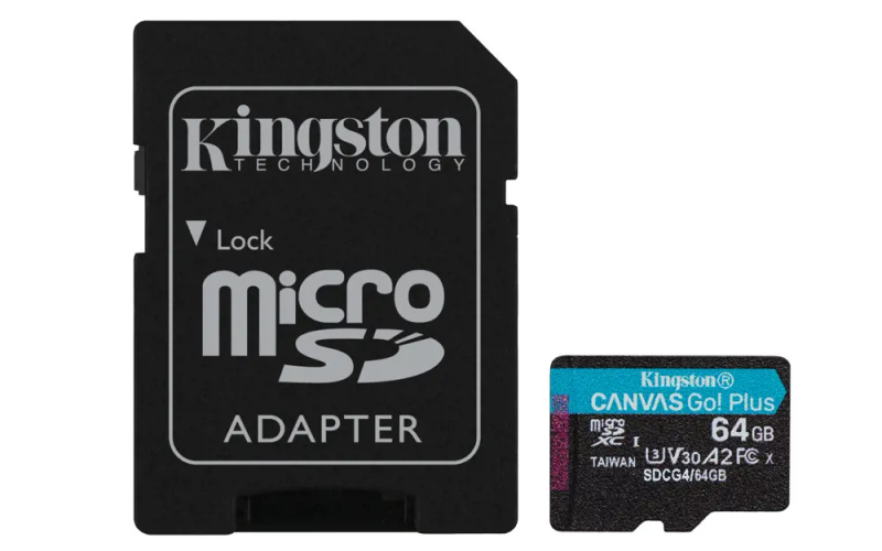 Kingston MicroSDXC 64GB Canvas Go Plus A2 SDCG4/64GB